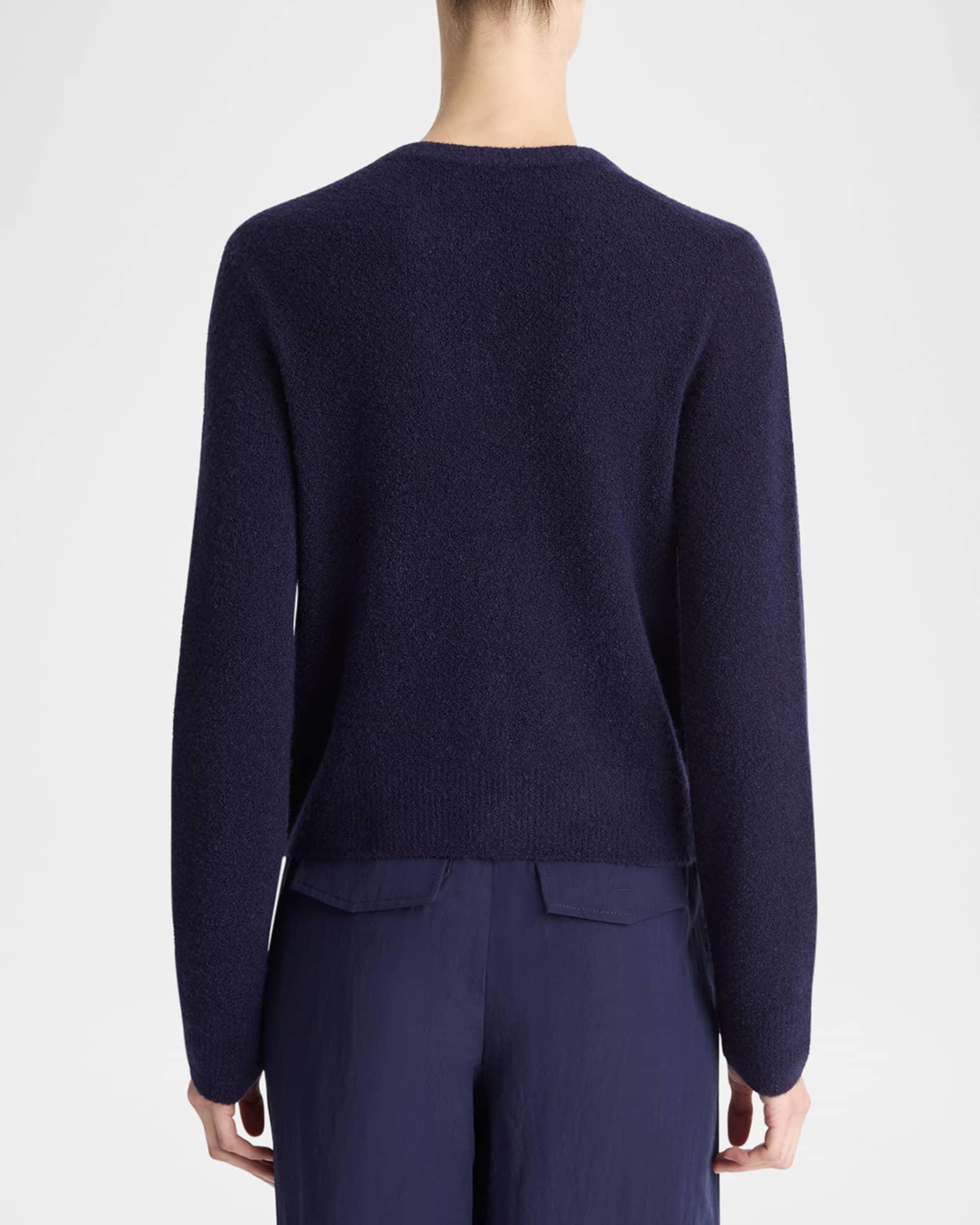 Crewneck Bouclé Cardigan  Product Image