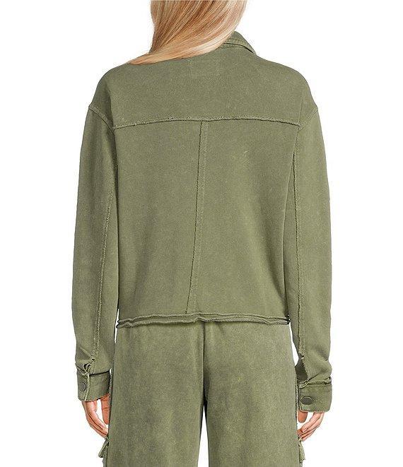 Flag and Anthem Holley Knit Cropped Utility Jacket Product Image