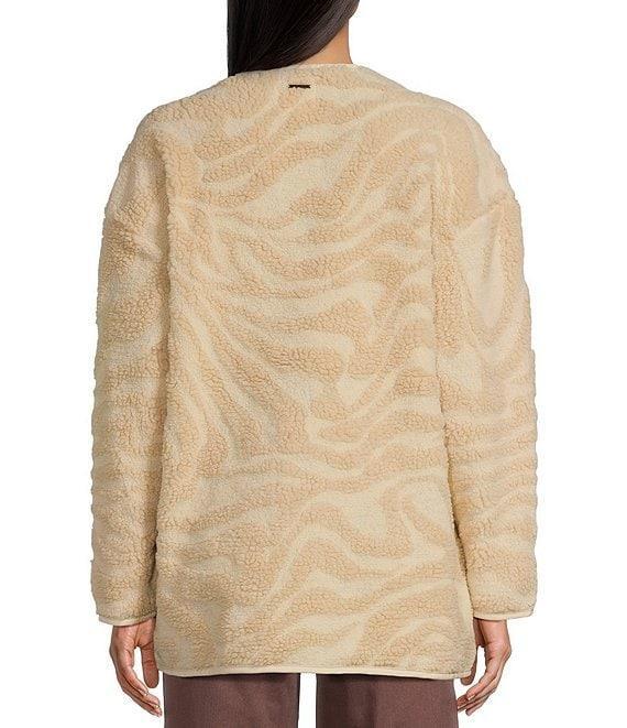 Billabong Fireside Cozy Oversized Printed Sherpa Jacket Product Image