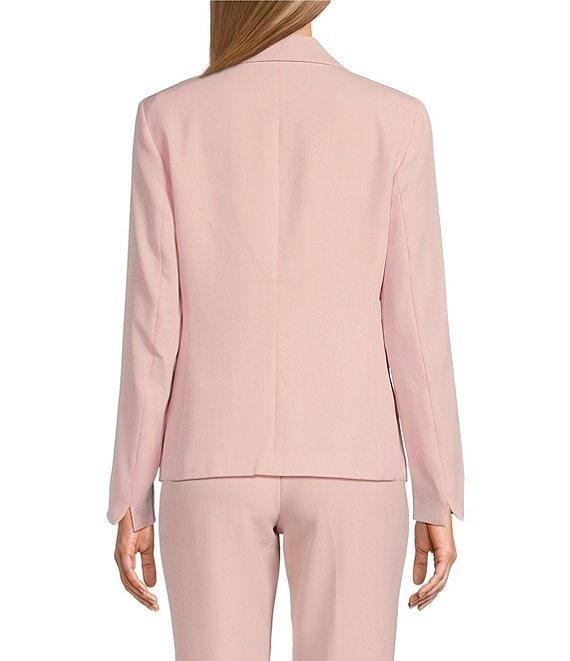 Kasper Notch Collar Crepe Blazer Product Image