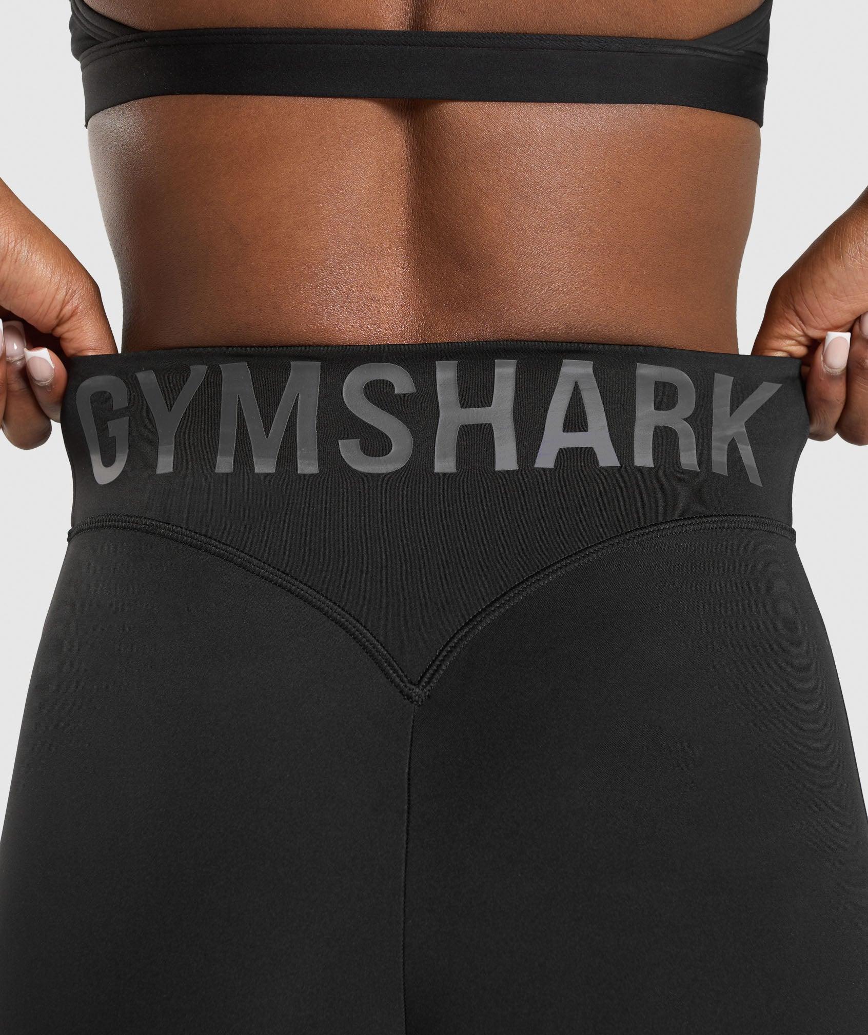 Gymshark Gymshark Wordmark Graphic Leggings - Black Female Product Image
