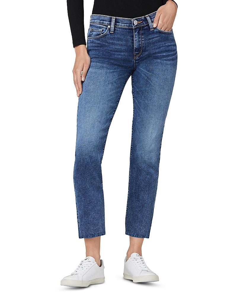 Womens Nico Mid-Rise Straight-Leg Jeans Product Image