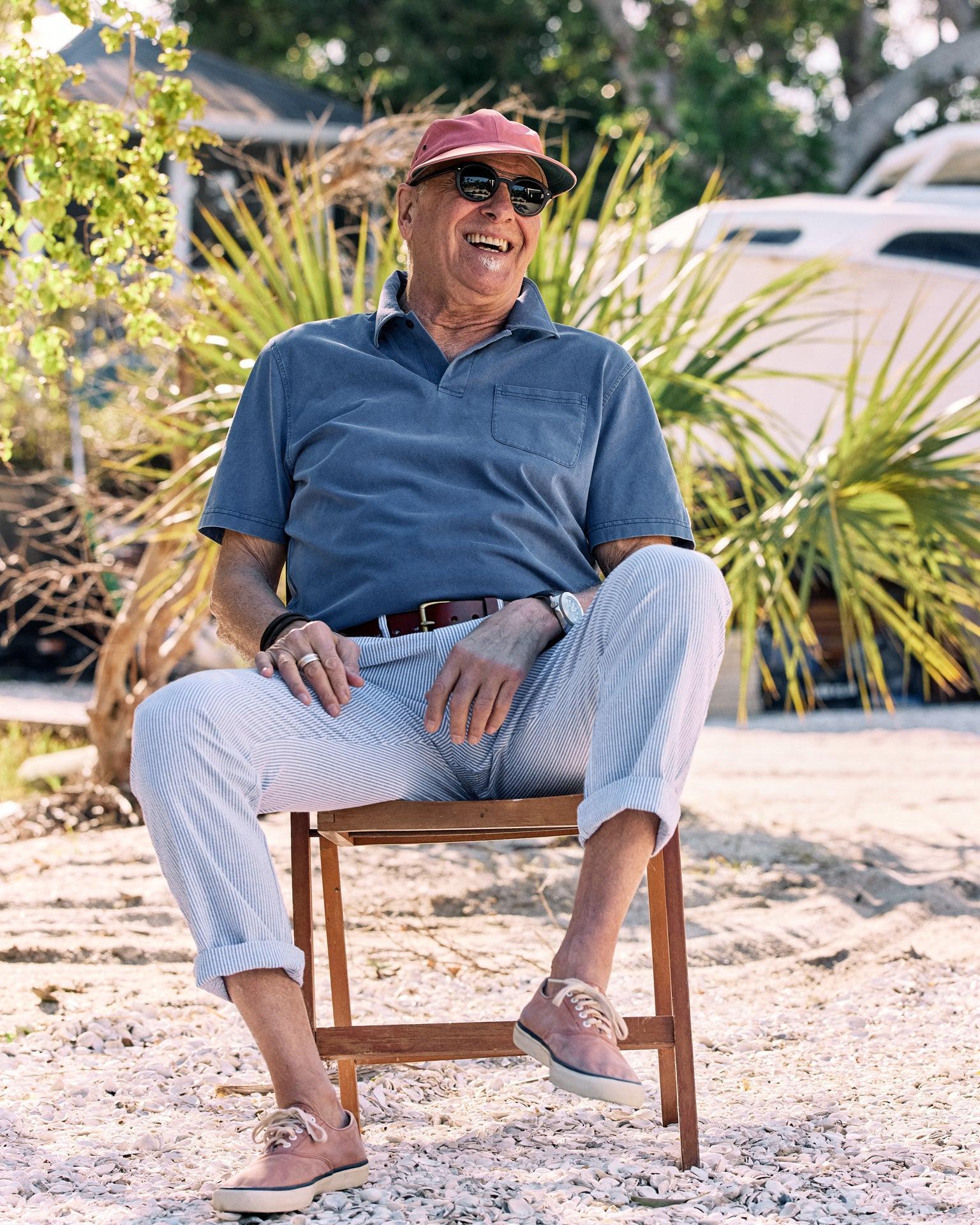 Salt Washed Polo in Weathered Navy Product Image