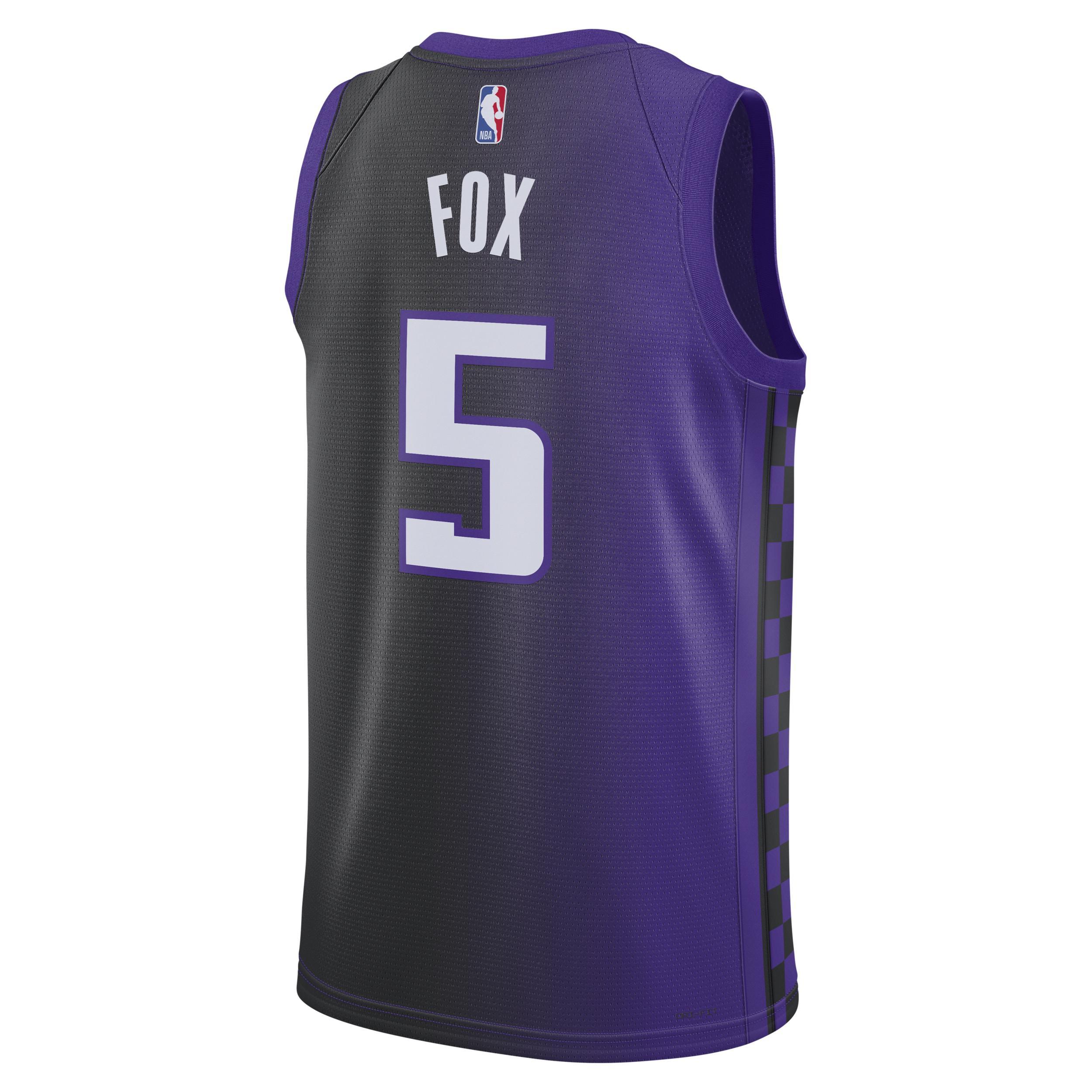 Men's Sacramento Kings 2023/24 Statement Edition Jordan Dri-FIT NBA Swingman Jersey Product Image