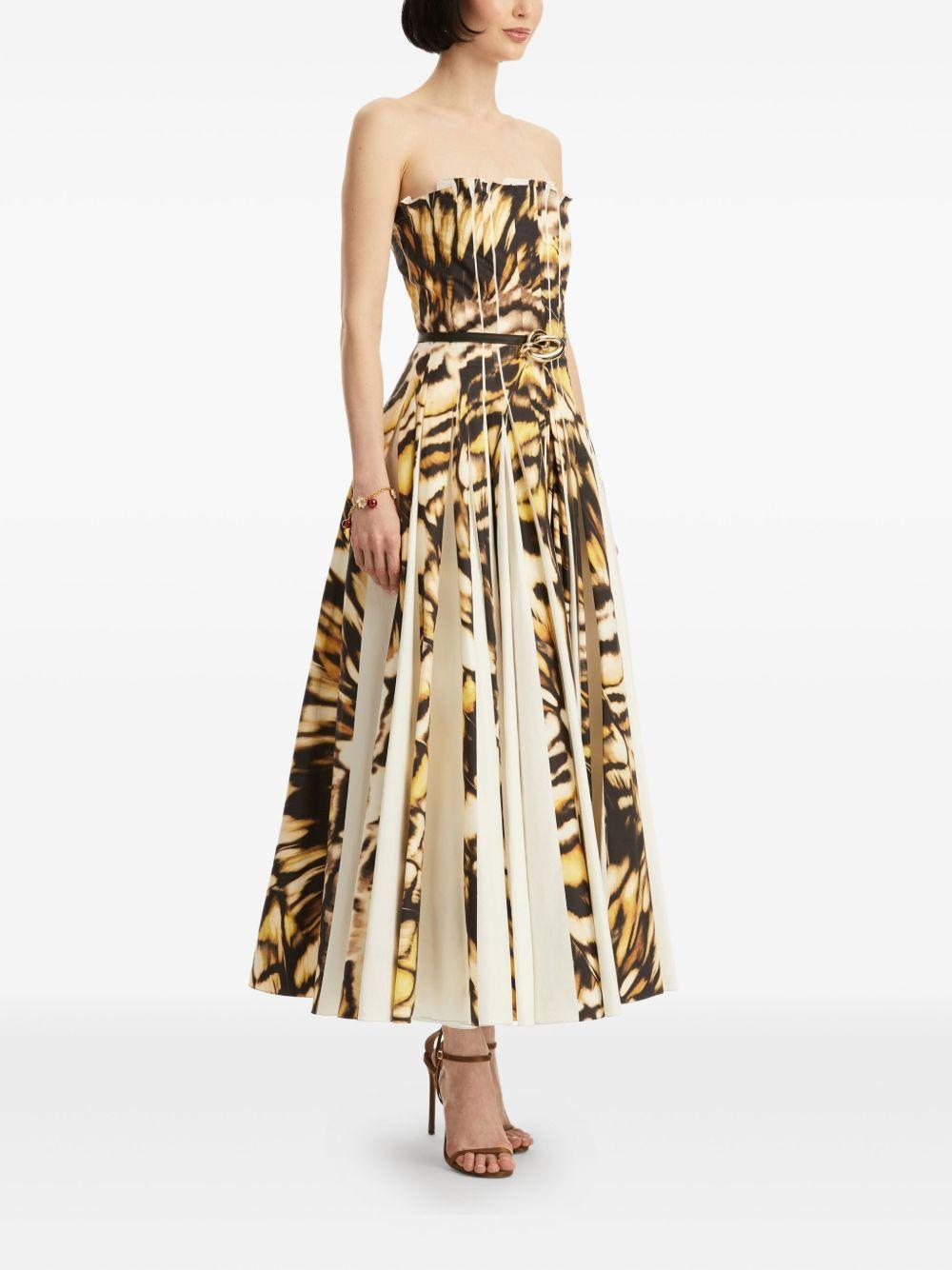 Abstract Butterfly midi dress Product Image