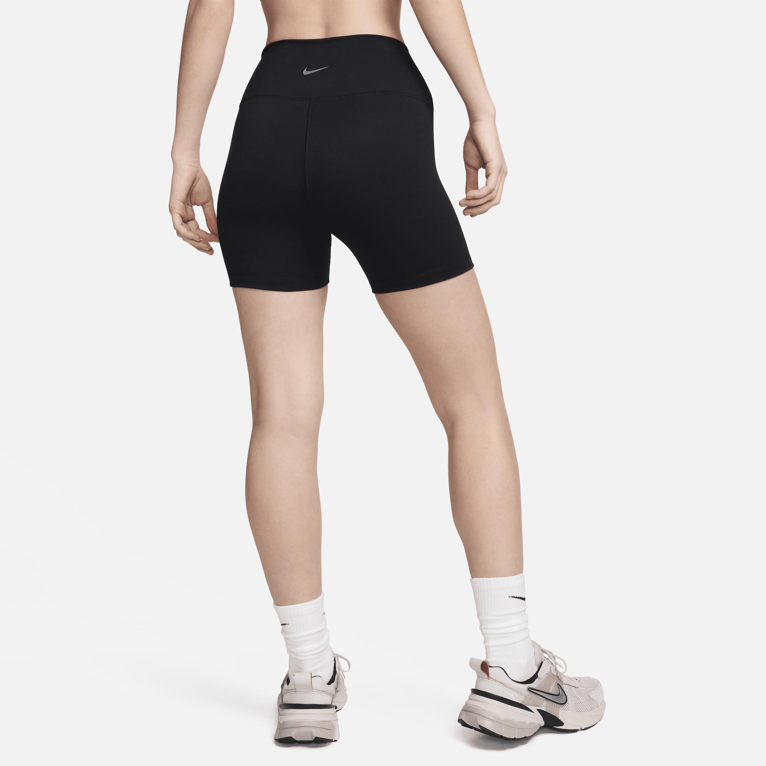 Women's Nike One High-Waisted 5-in. Biker Shorts, Size: XS, Black Product Image