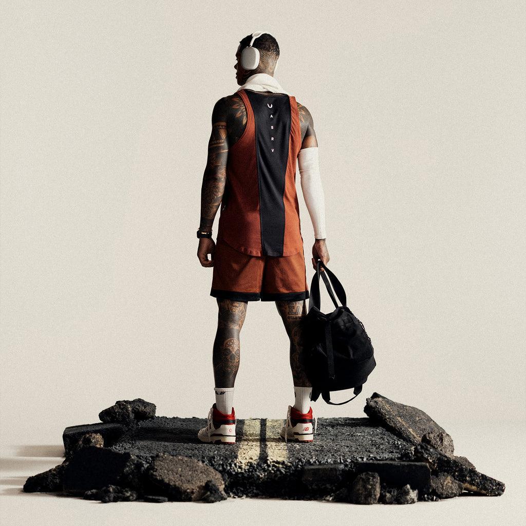 0808. Supima® Vented Tank - Rust Product Image