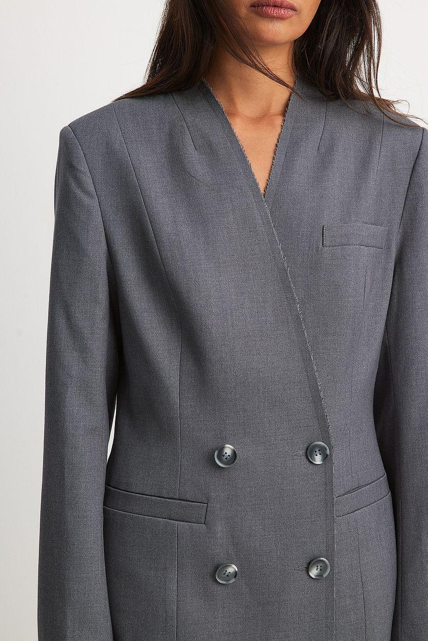 Straight Oversized Blazer Dress Product Image