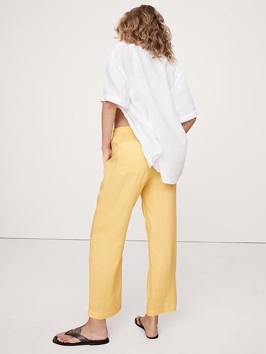 Linen Pull-On Ankle Pant Product Image
