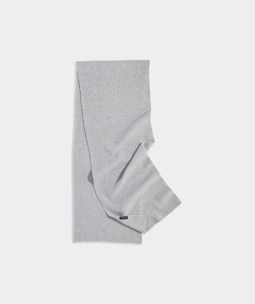 Cashmere Ribbed Scarf Product Image