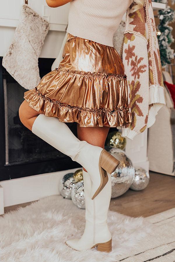 The Rowdy Metallic Skort Product Image