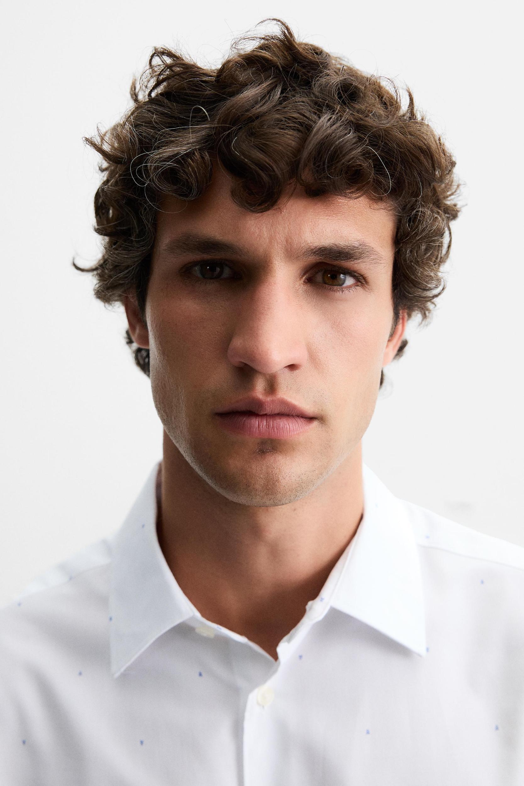 GEOMETRIC PRINT SHIRT Product Image