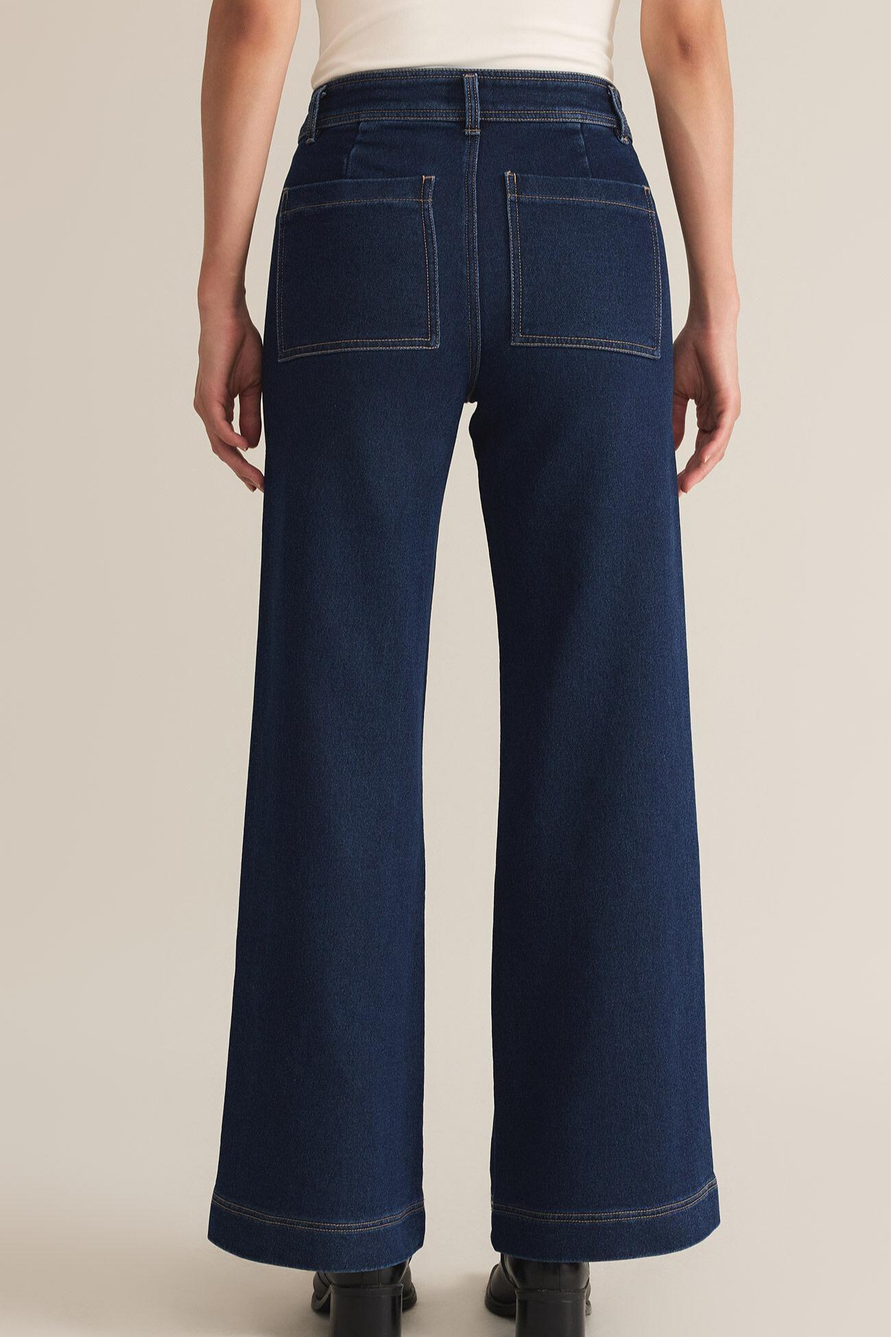 Rilynn Wide Leg Denim Trouser Product Image