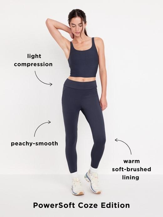 Extra High-Waisted PowerSoft Coze Edition Warm-Lined 7/8 Cargo Joggers Product Image