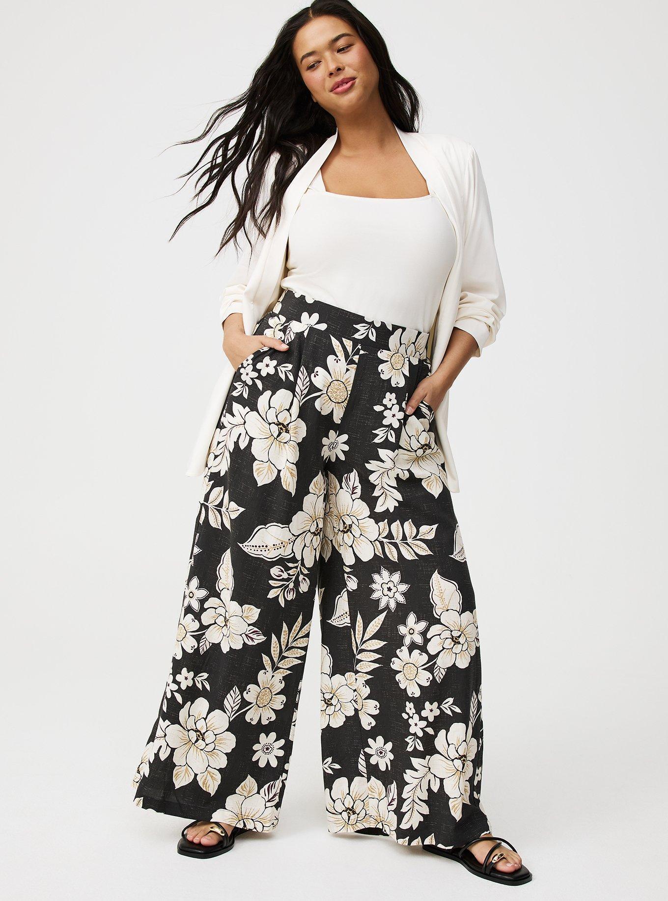 Pull-On Wide Leg Pant Product Image
