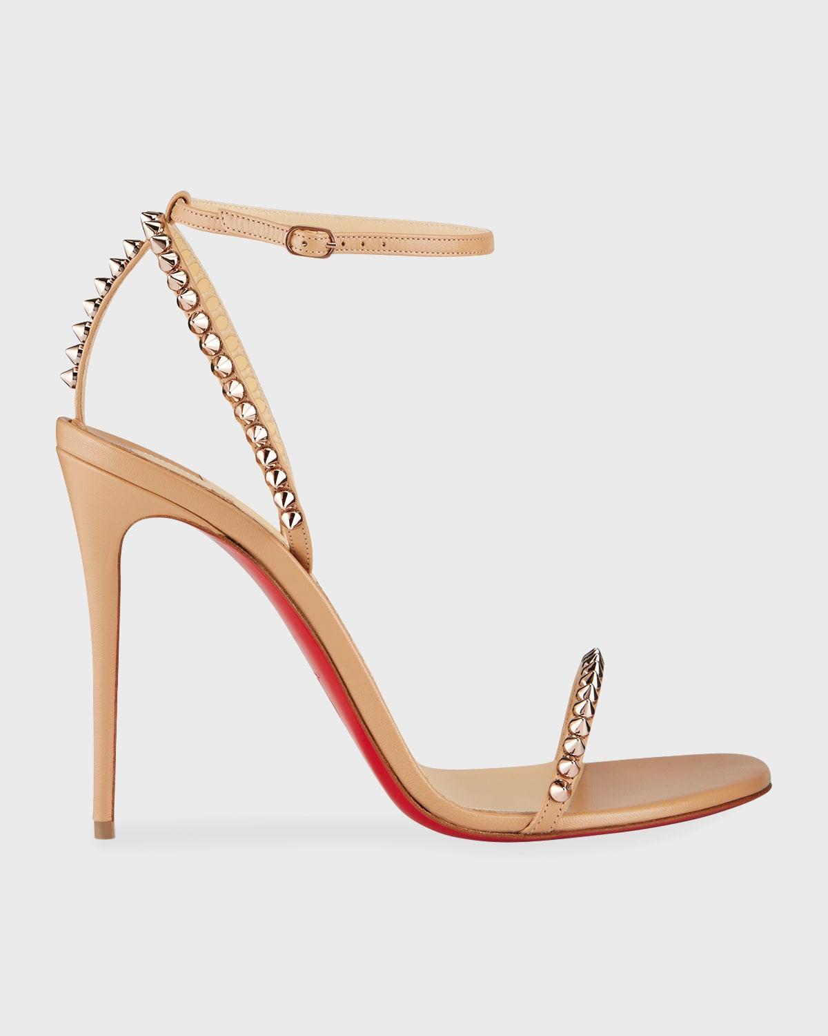 So Me Spike Red Sole Sandals Product Image