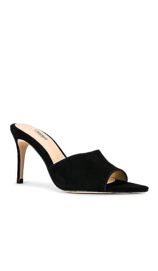 L'AGENCE Lolita V Mule in Black. Size 5.5, 6, 7, 7.5, 8.5, 9, 9.5. Product Image