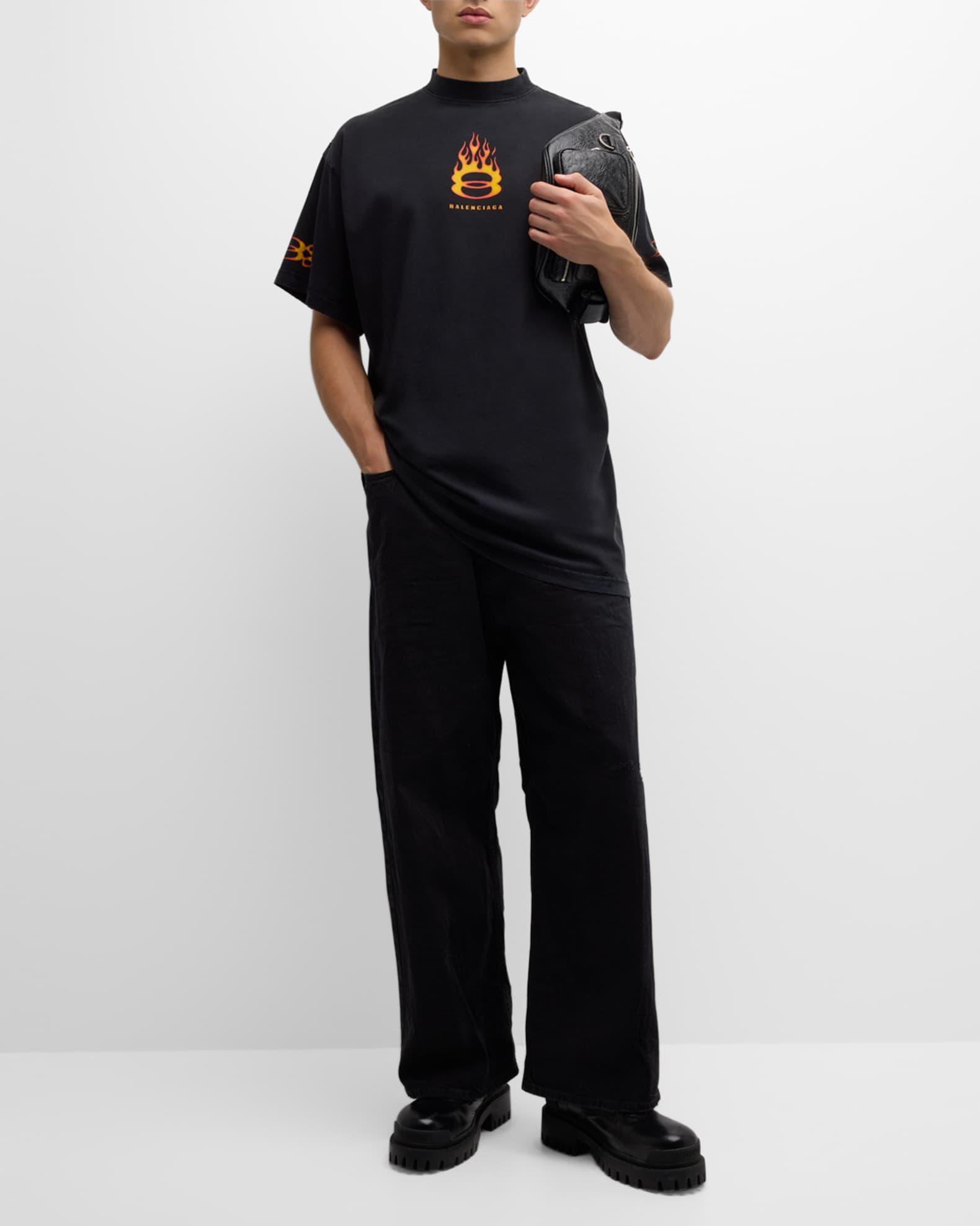 Men's Burning Unity Oversized T-Shirt Product Image