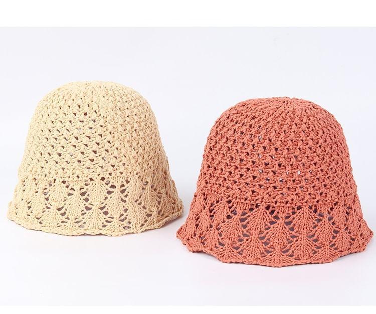 Plain Crochet Cloche Hat Product Image