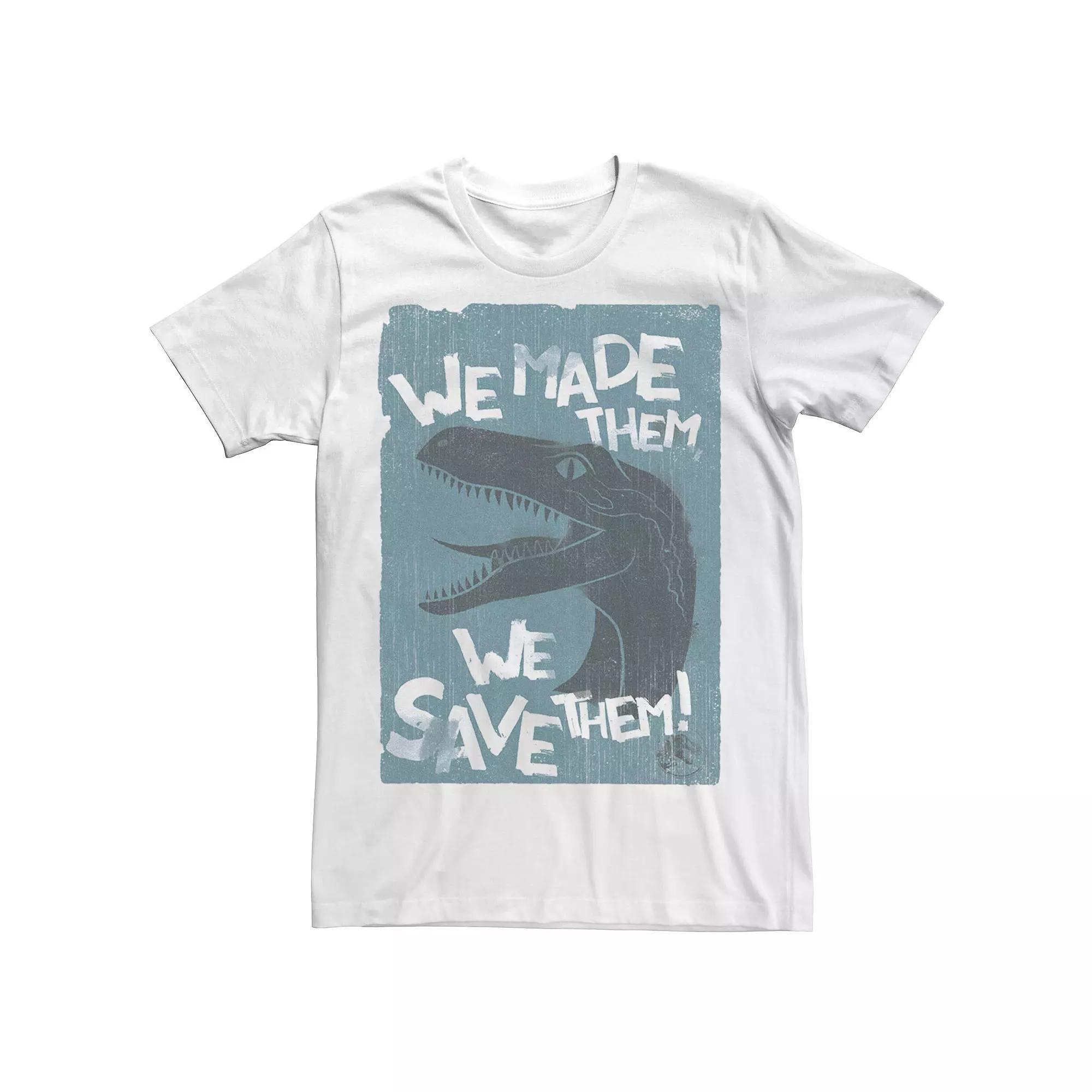 Men's Jurassic World 2 "We Made Them, We Save Them!" Tee,  Product Image