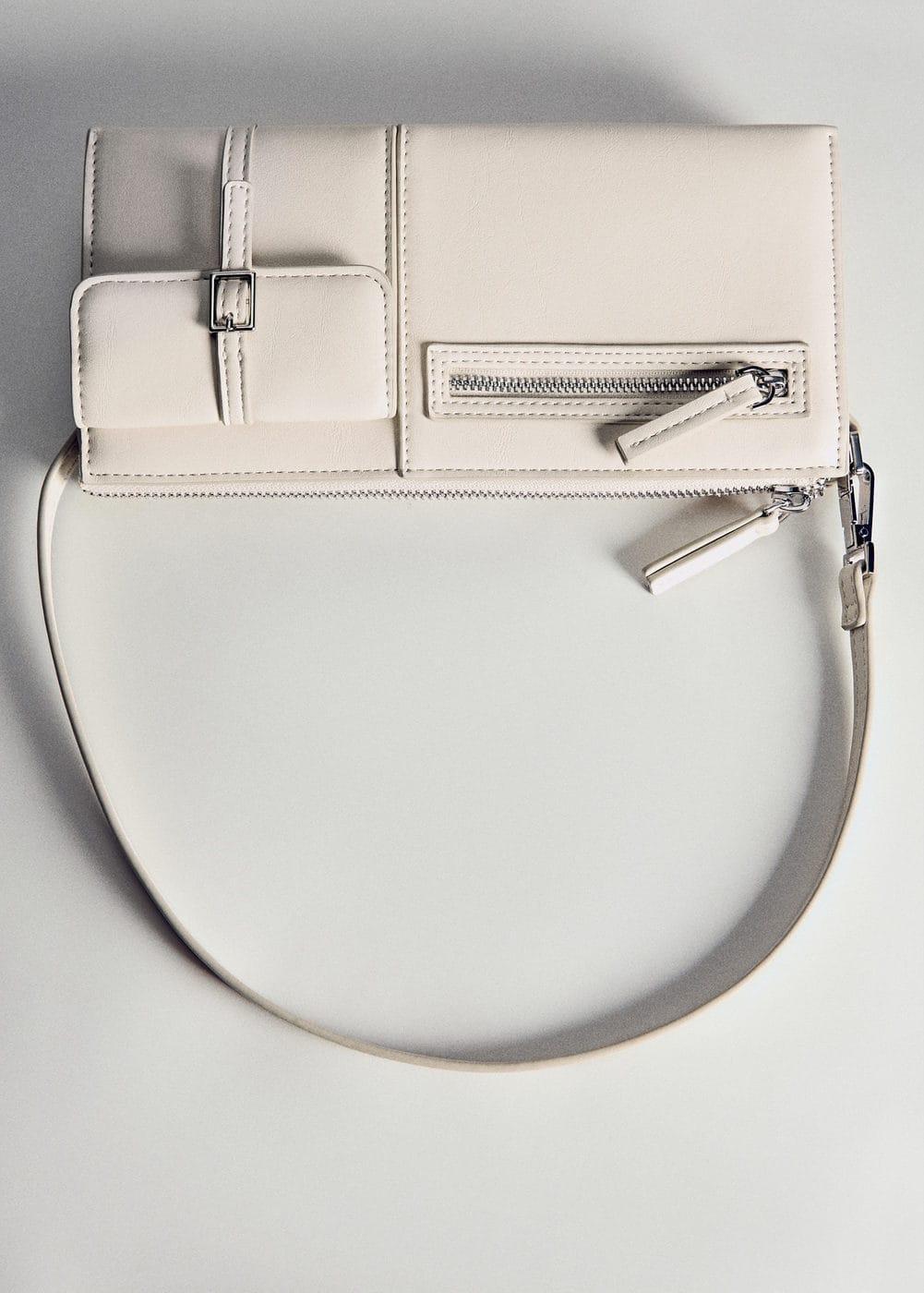 Shoulder bag with pockets - Women | MANGO USA Product Image