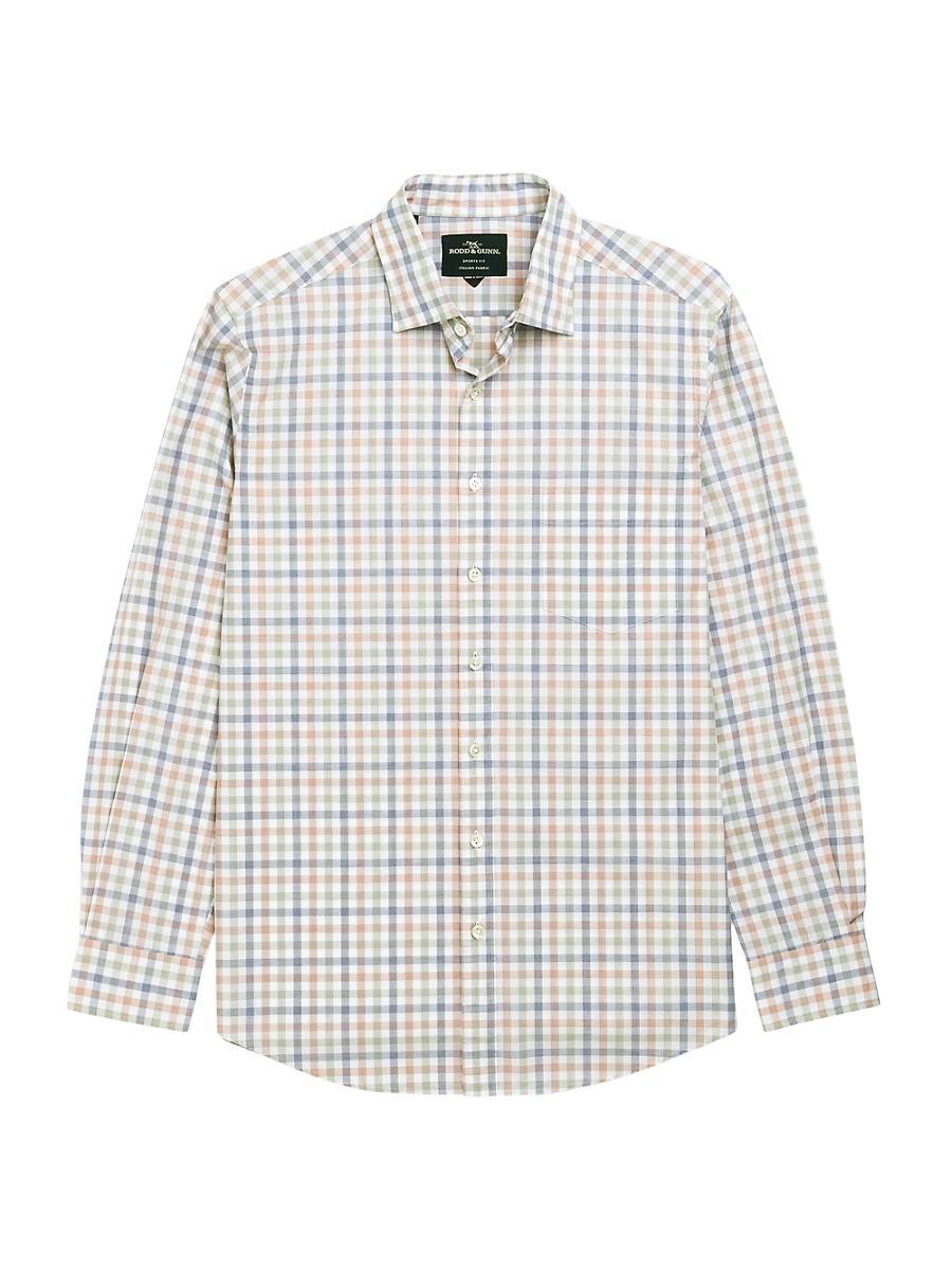 Mens Bankhouse Gingham Cotton Button-Front Shirt Product Image