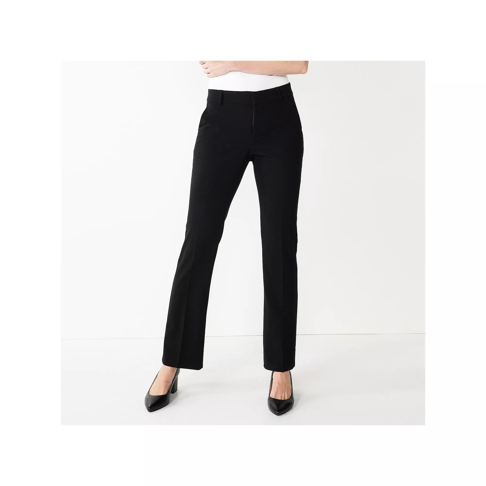 Petite Nine West Barely Bootcut Pants, Women's,  Product Image