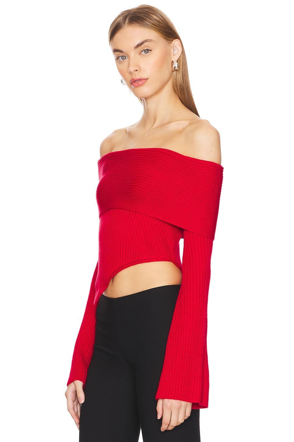 Taz Off The Shoulder Sweater LOBA Product Image