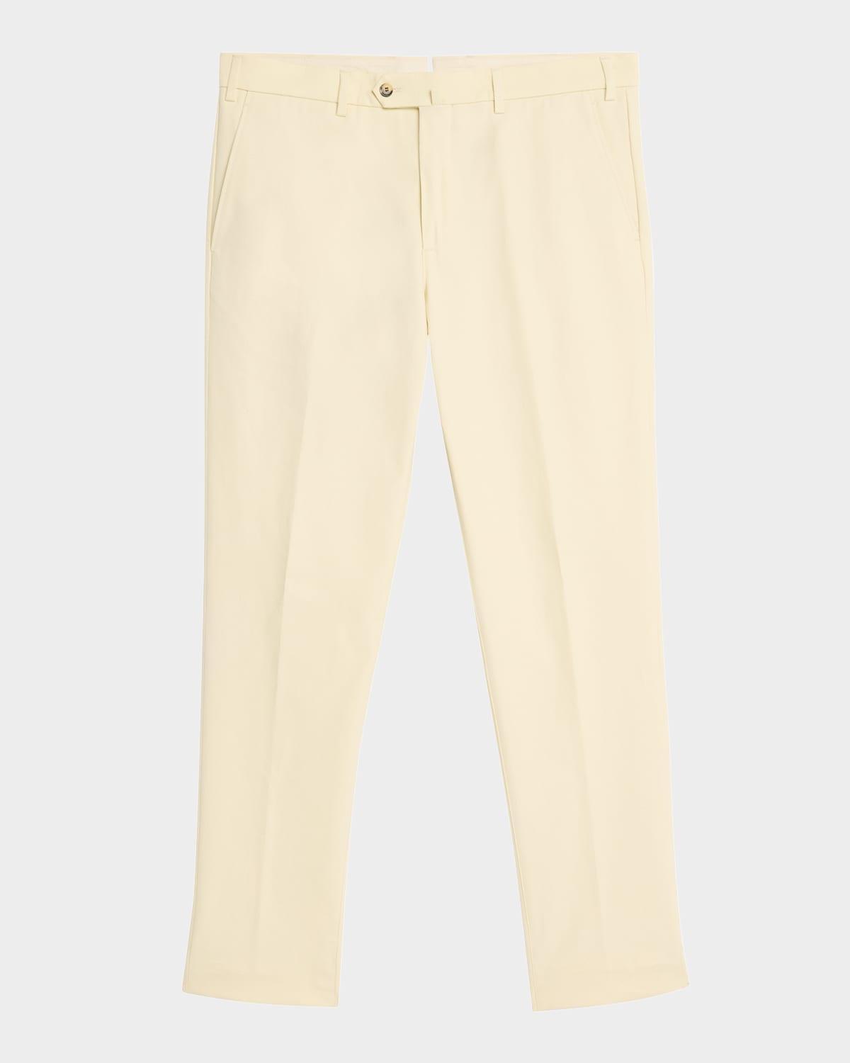 Mens Carlo Hyannis Straight Cotton Trousers Product Image