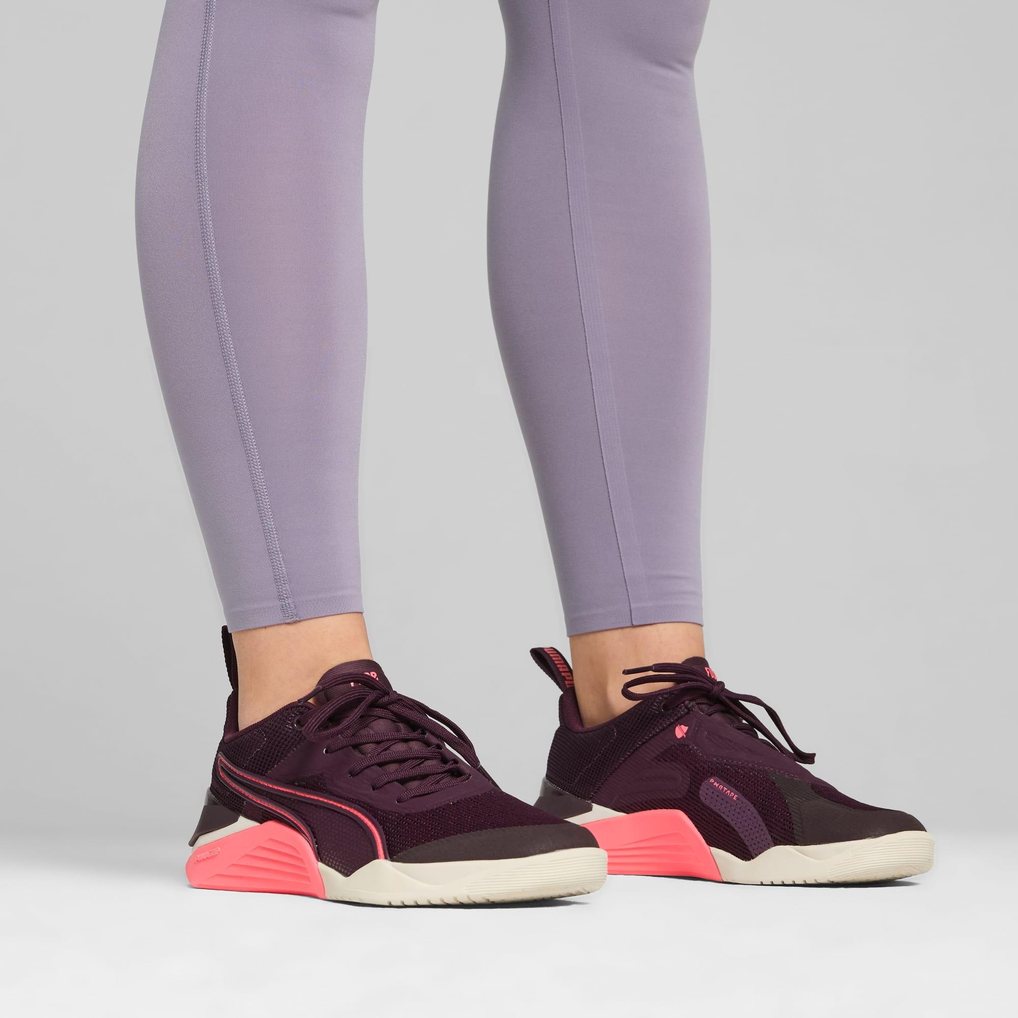 PUMA Fuse 3.0 Women's Training Shoes in Midnight Plum/Vapor Grey/Sunset Glow Product Image