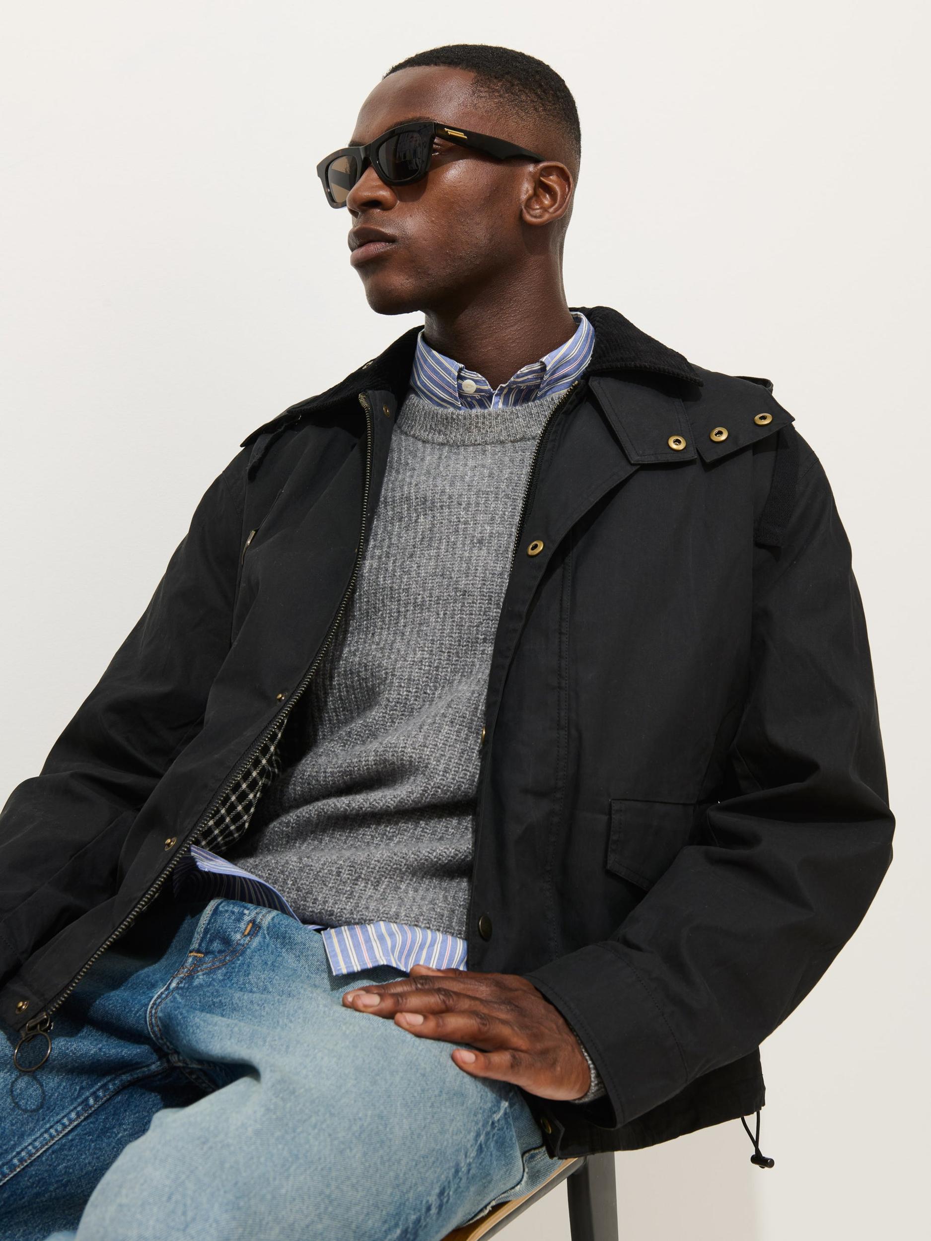 Highland Utility Jacket In Waxed Cotton Product Image