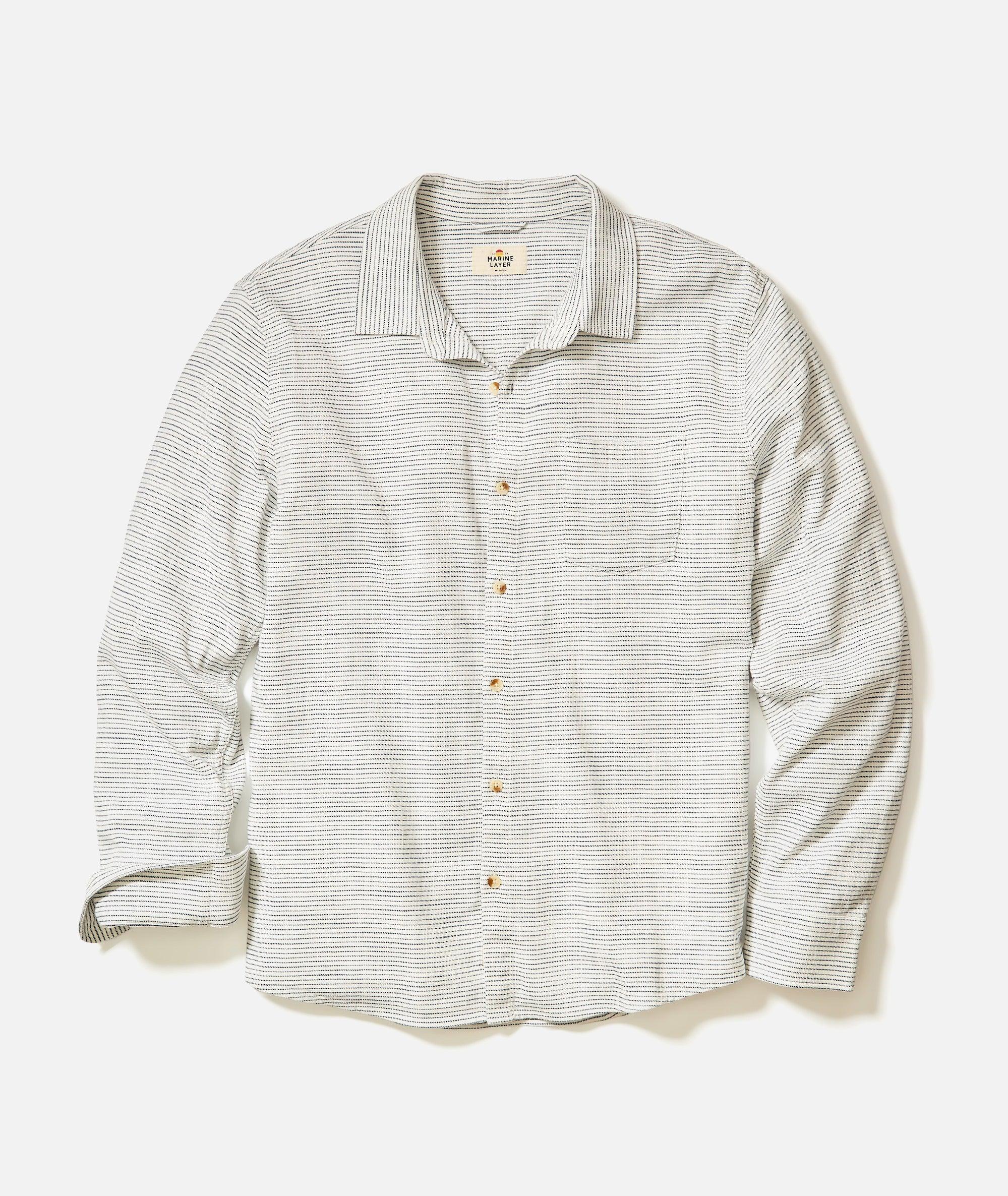 Stretch Selvage Long Sleeve Shirt Product Image