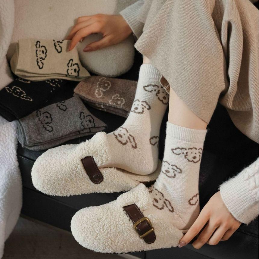 Dog Print Socks Product Image