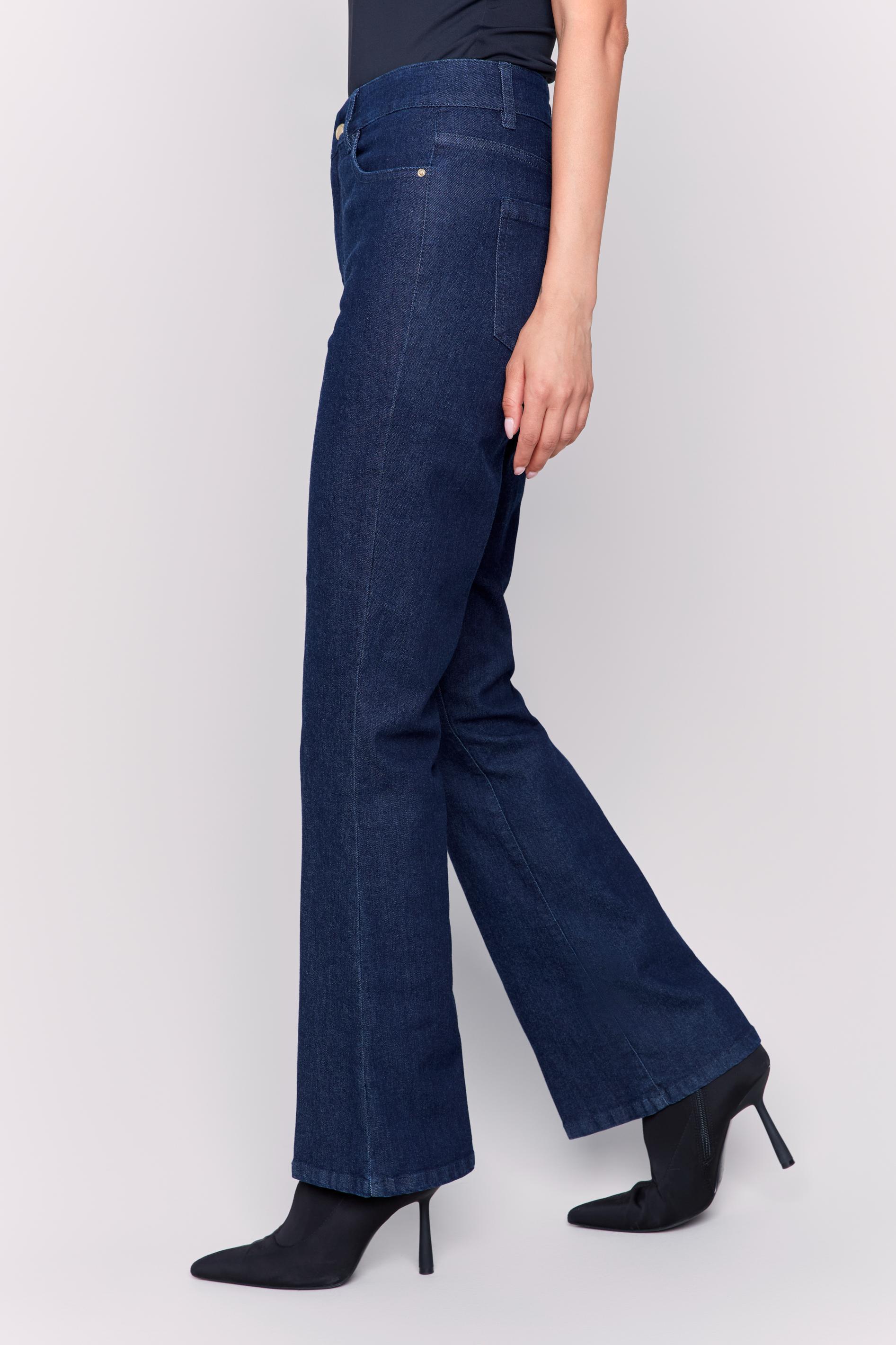 Raw Denim Bootcut Leg Pant Product Image