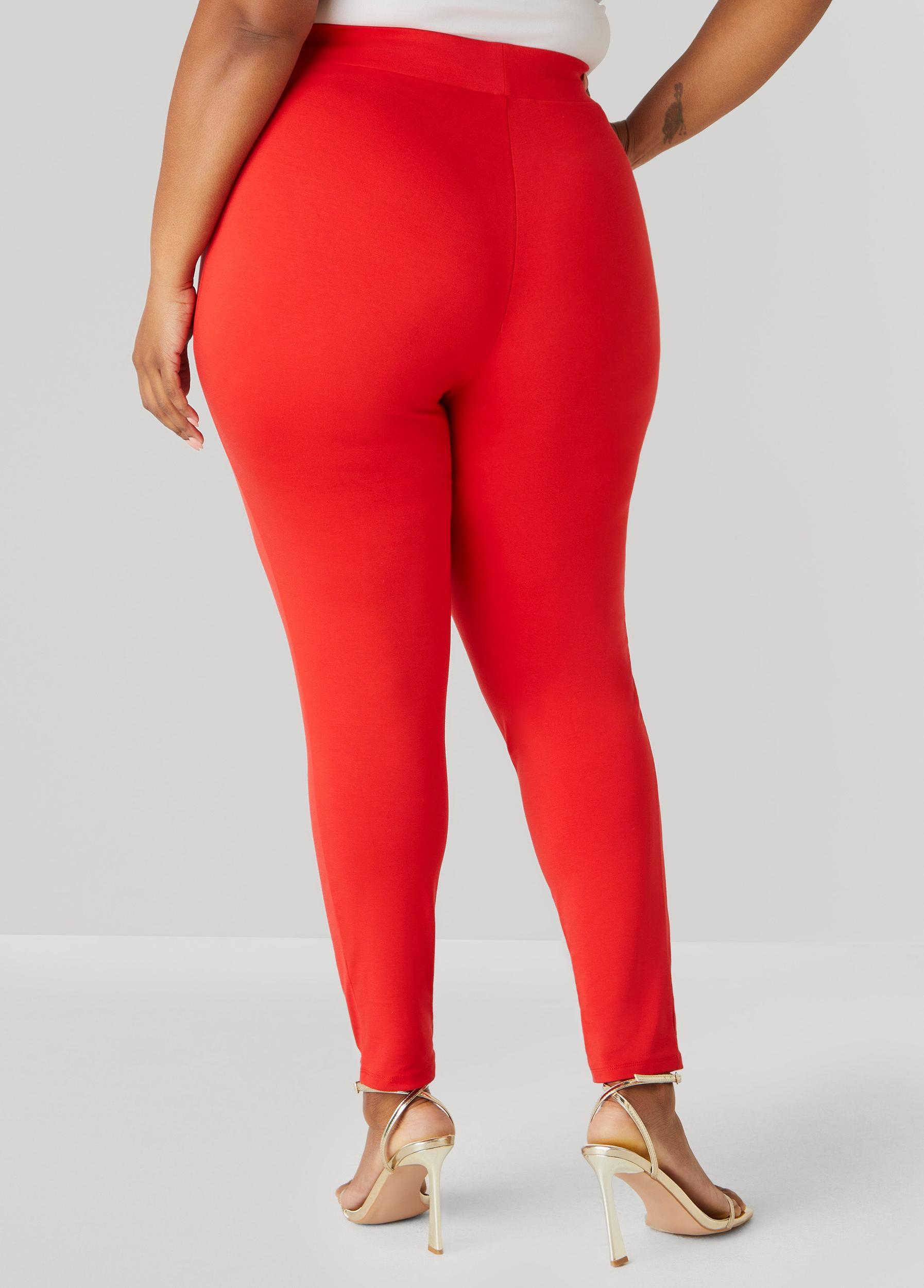 Plus Size Ponte Pull On Legging Ashley Stewart Product Image