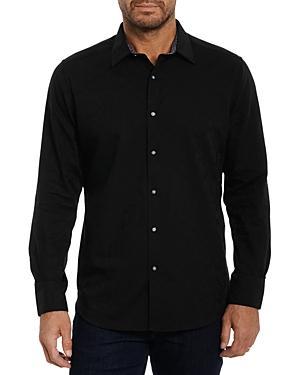 Mens Highland Stretch Cotton Jacquard Sport Shirt Product Image