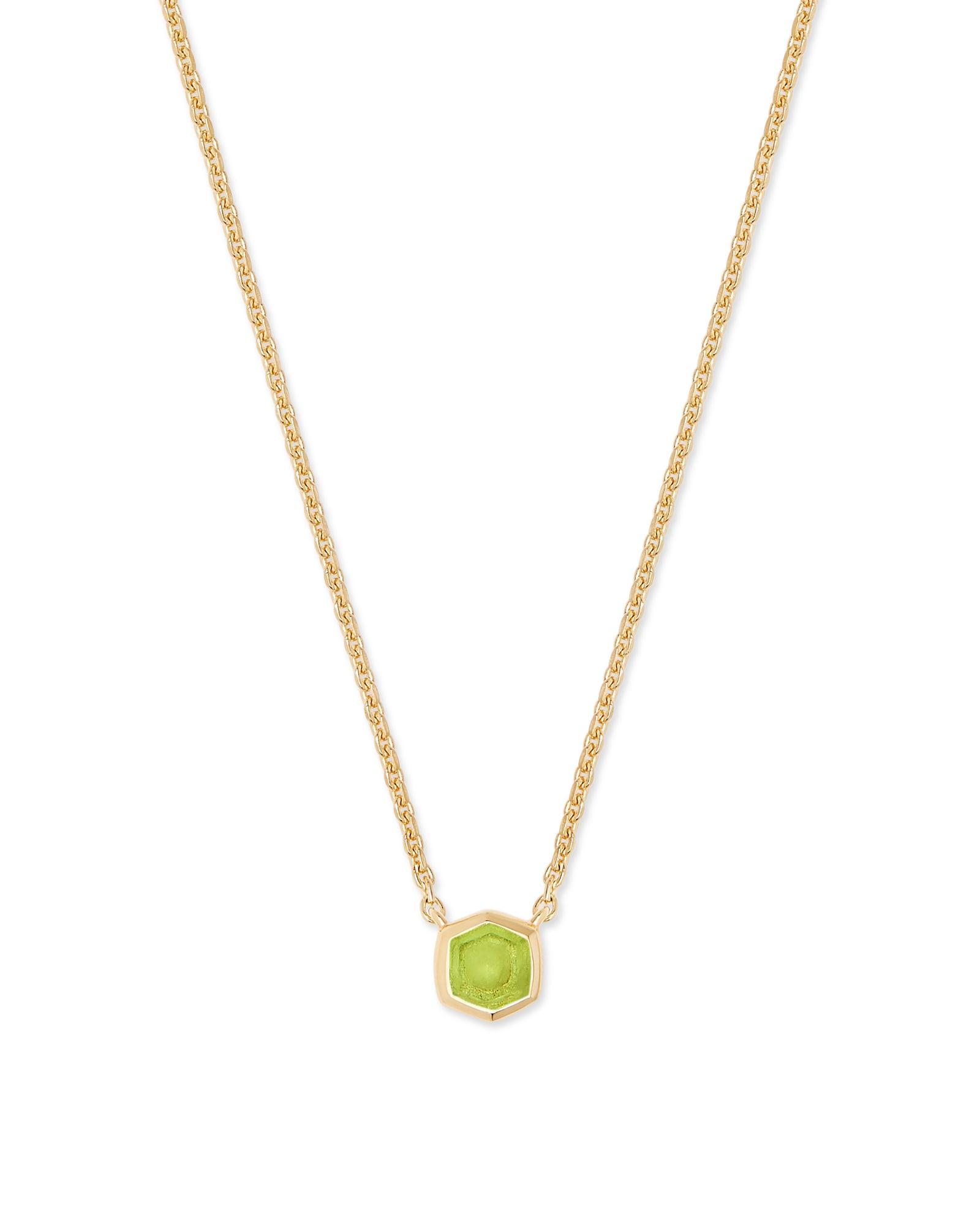 Kendra Scott Davie Pave Sterling Silver Short Pendant Necklace Product Image