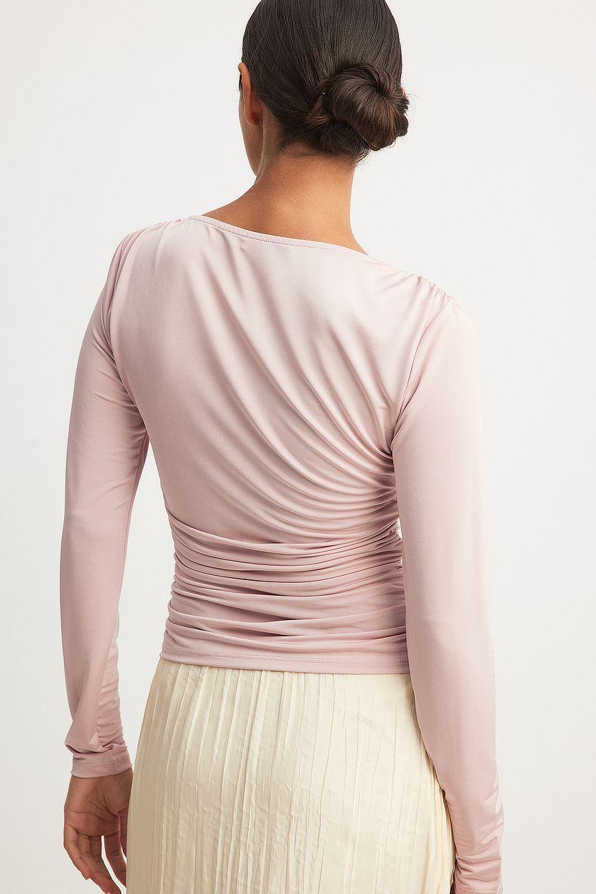 Shiny Drapy Top Product Image