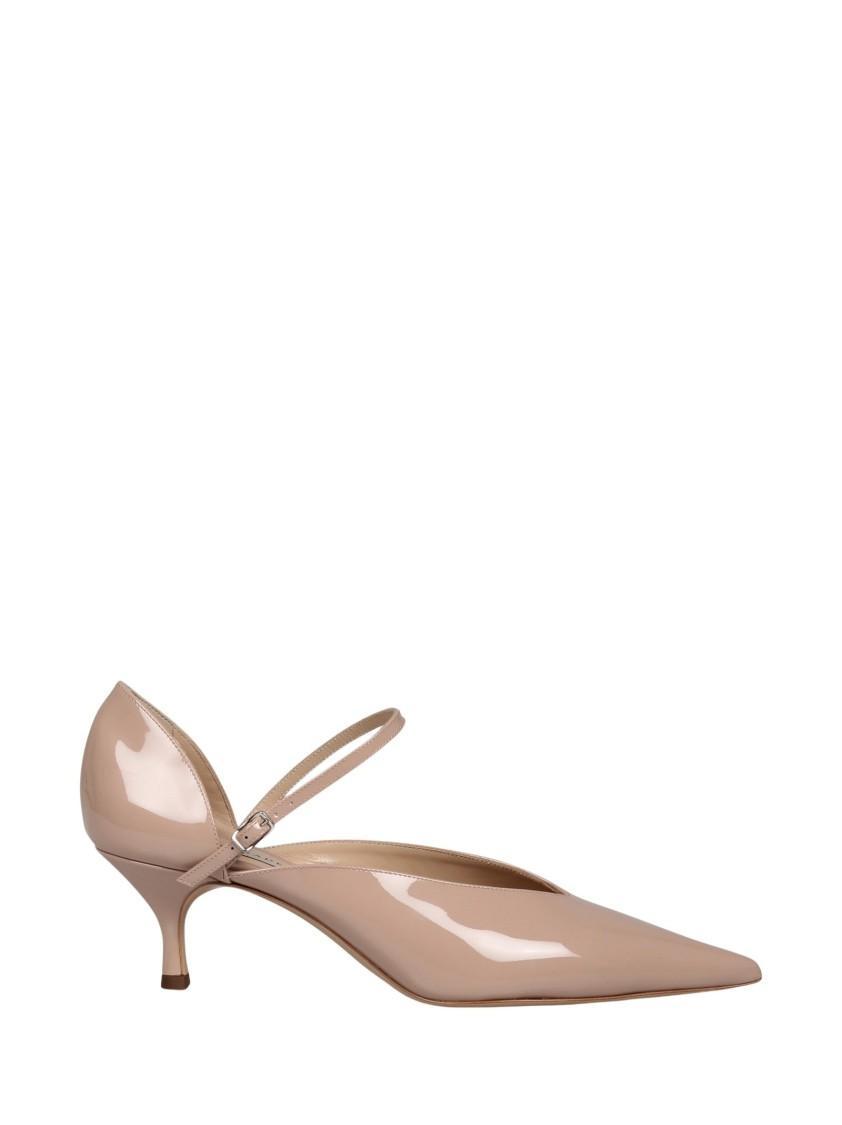 CASADEI Scarlett Kitten Jolly Pumps In Brown Product Image