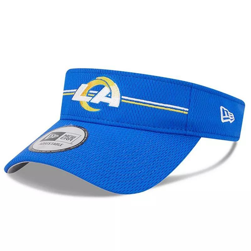 Mens New Era Royal Los Angeles Rams 2023 NFL Training Camp Adjustable Visor Product Image