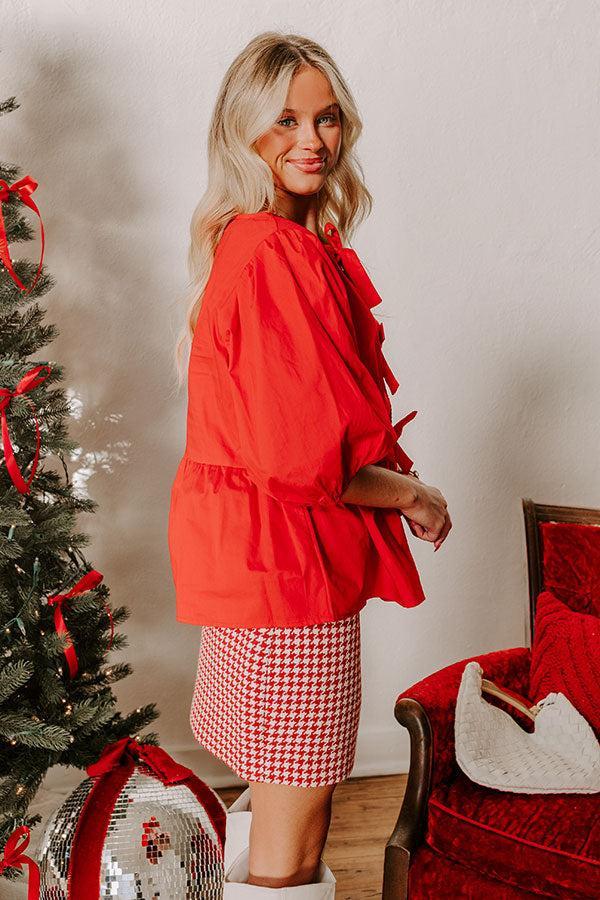 Flirty Feels Front Tie Top Product Image