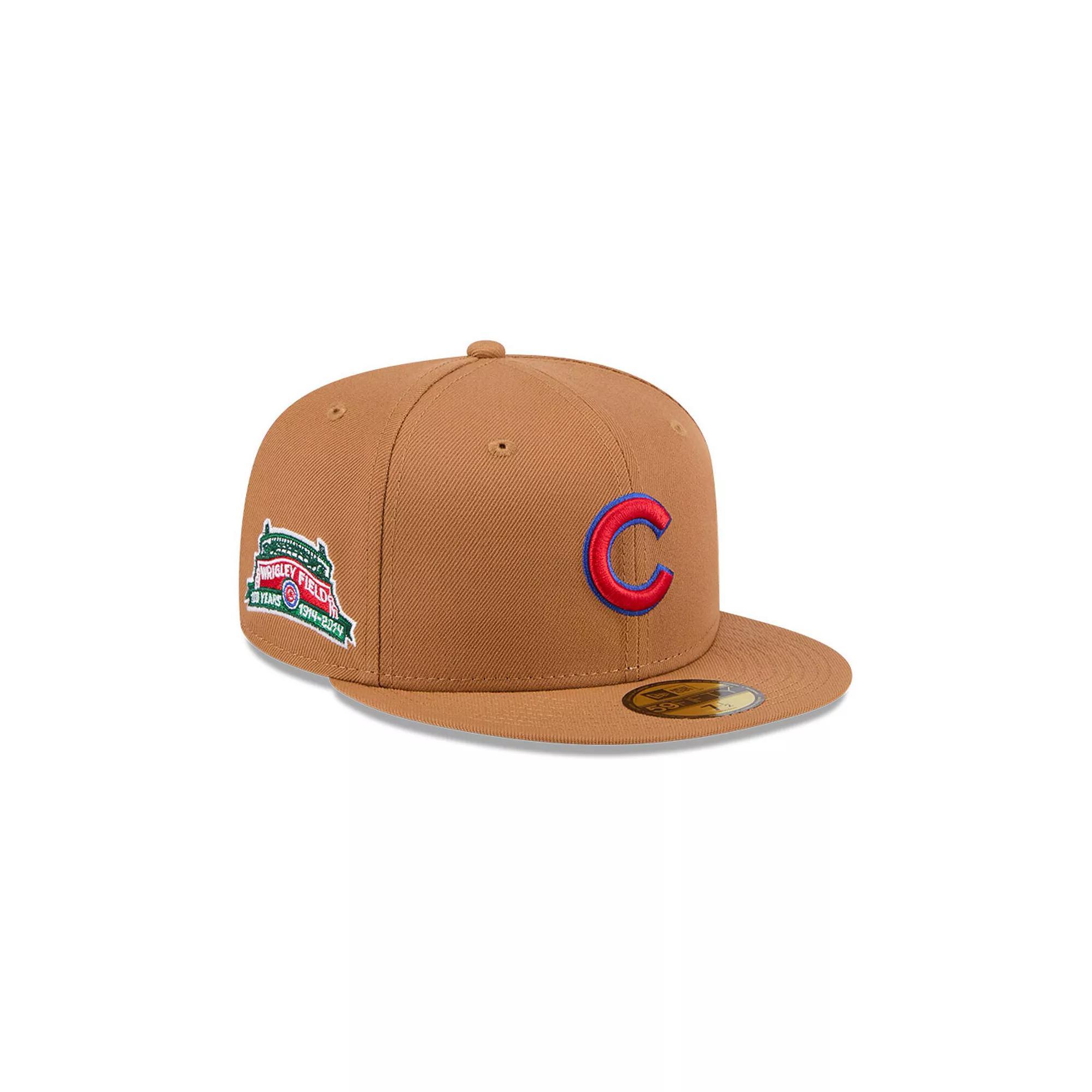 Men's New Era Brown Chicago Cubs Color Pack 59FIFTY Fitted Hat,  Product Image