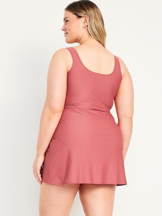 Side-Tie Swim Dress Product Image