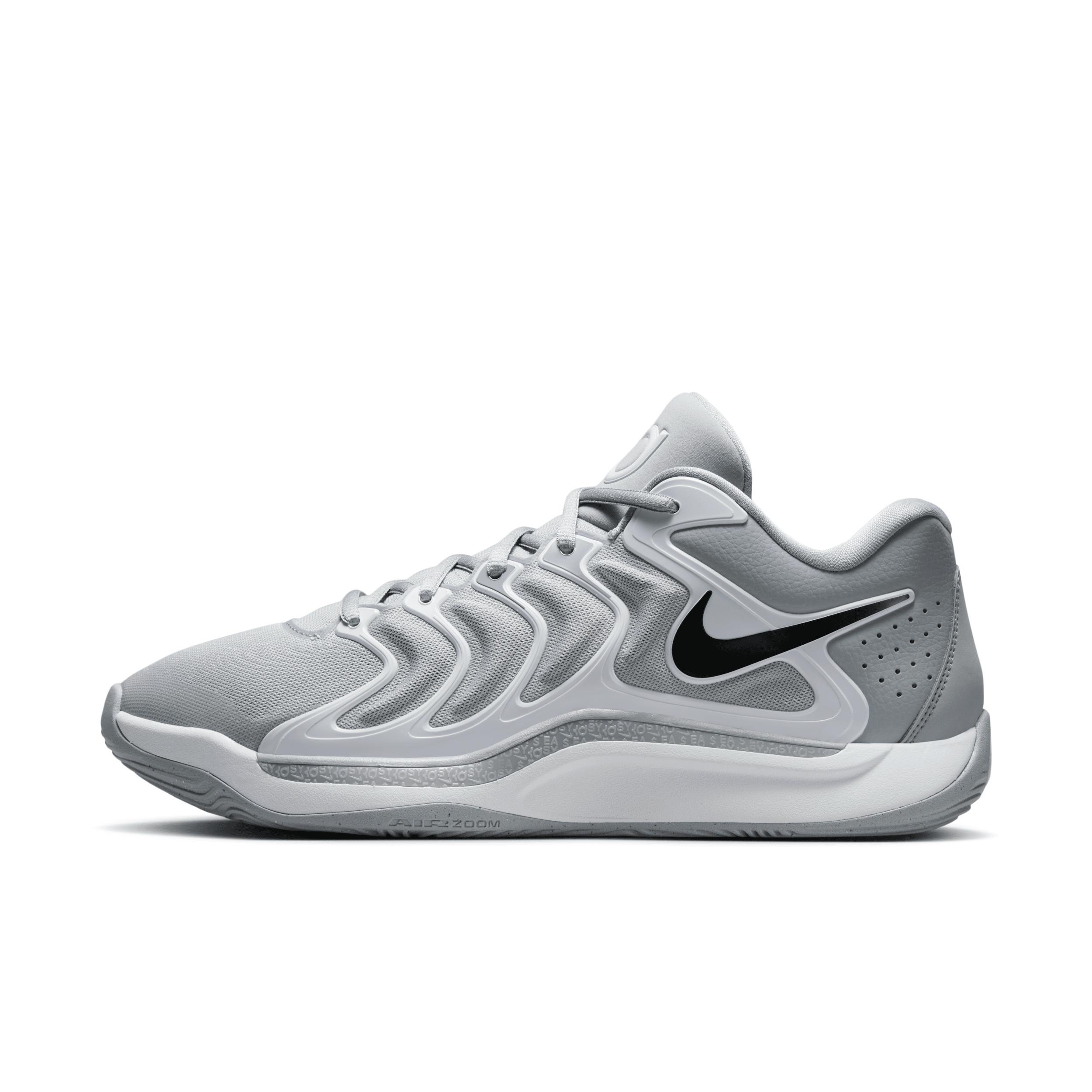 NIKE Men's Kd17 Basketball Shoes In Wolf Grey/white/black Product Image