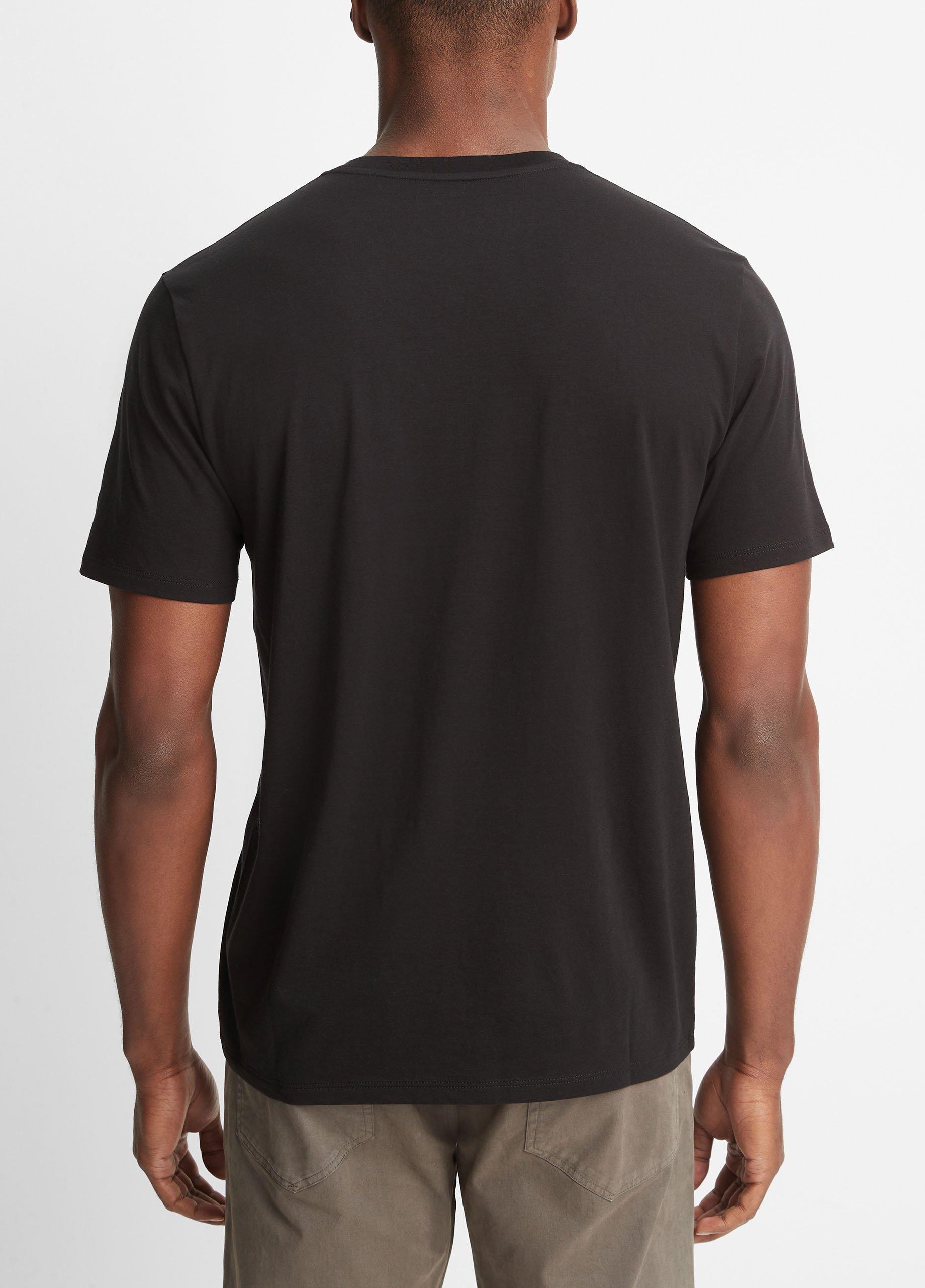 Pima Cotton V-Neck T-Shirt Product Image