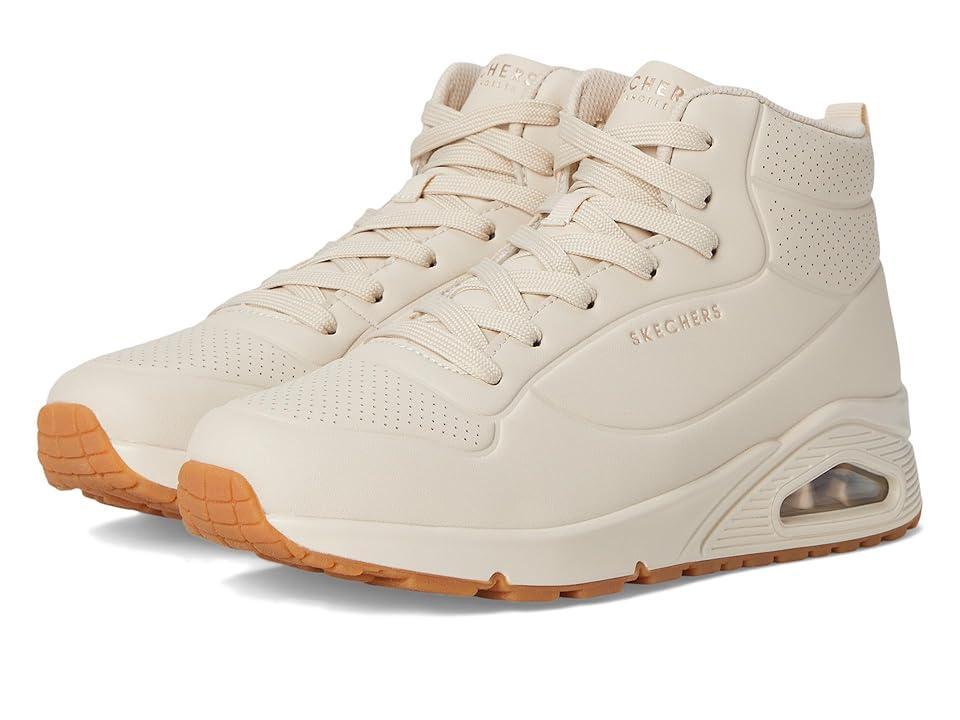 SKECHERS Uno-Stand High (Off White) Women's Shoes Product Image