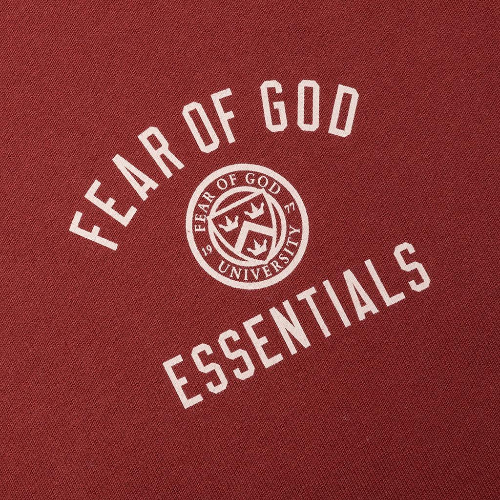 Fleece Crewneck - Crimson Male Product Image