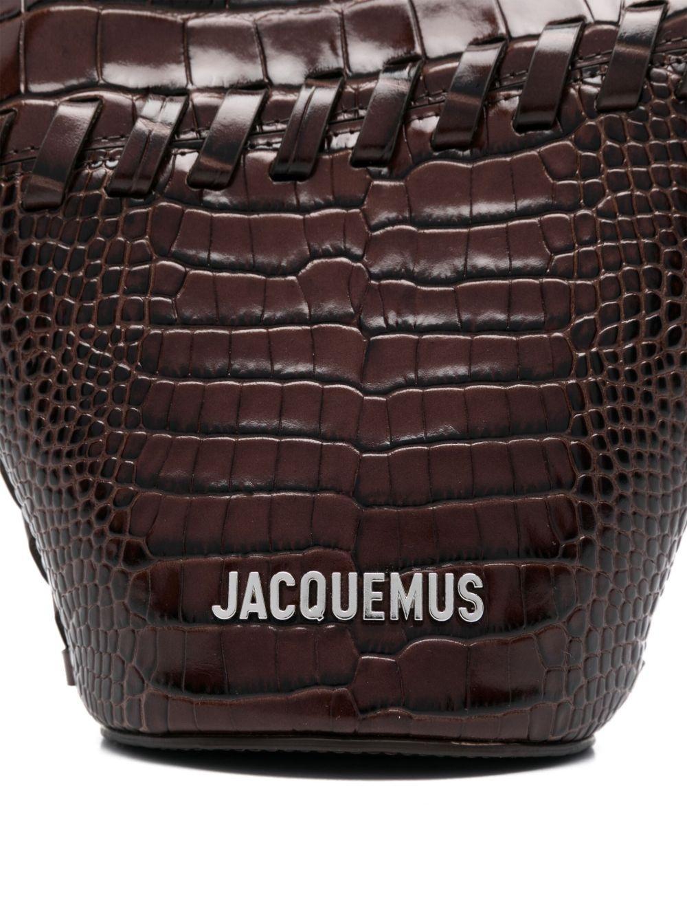 croc-embossed tote bag Product Image