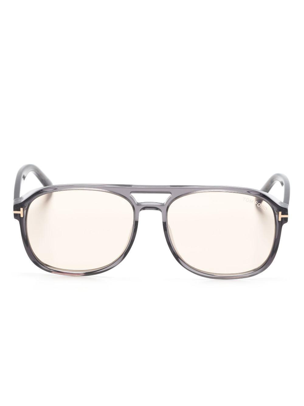 TOM FORD Pilot-frame Sunglasses In Grey Product Image