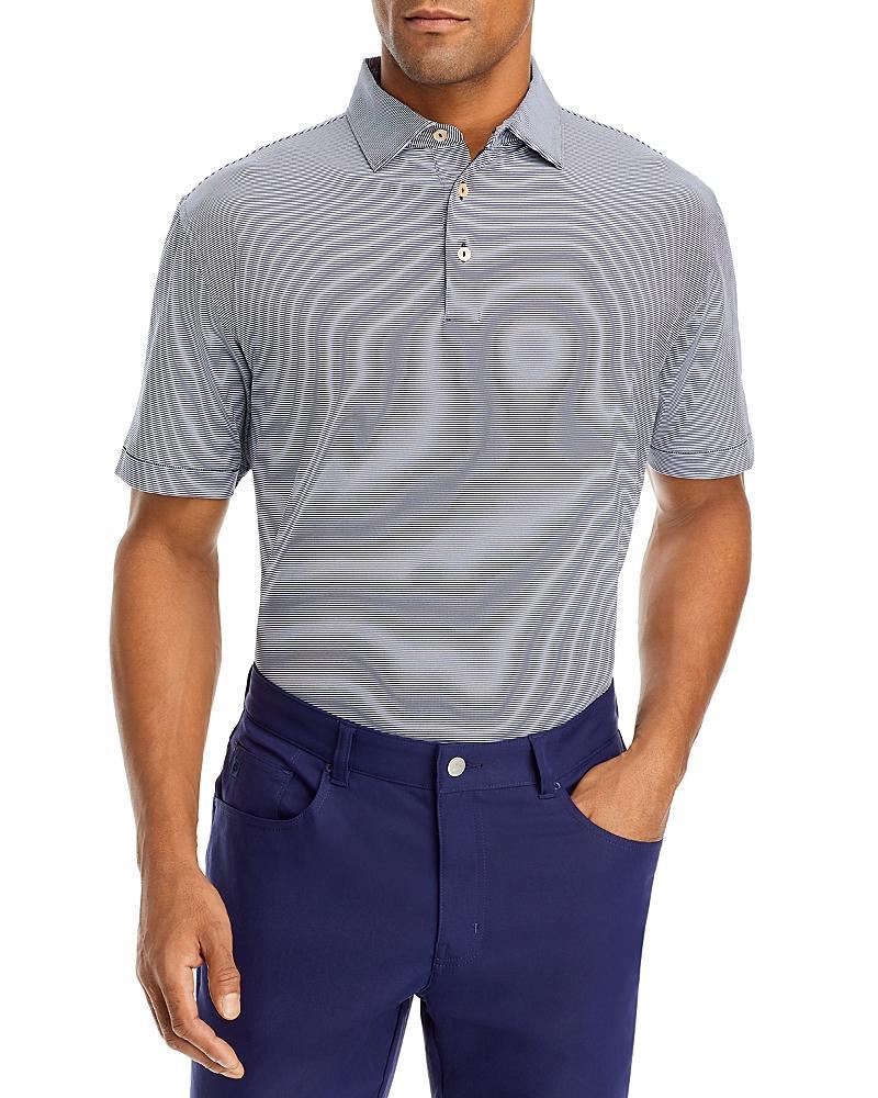 Peter Millar Crown Sport Jubilee Classic Fit Short Sleeve Performance Jersey Polo Shirt Product Image